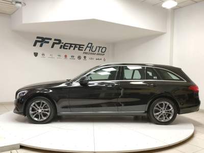 Mercedes-Benz Classe C  - c 200 d s.w. auto sport Nero usata Civitanova Marche