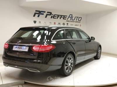 Mercedes-Benz Classe C  - c 200 d s.w. auto sport Nero usata Civitanova Marche