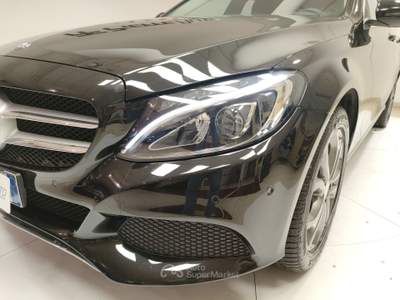 Mercedes-Benz Classe C  - c 200 d s.w. auto sport Nero usata Civitanova Marche