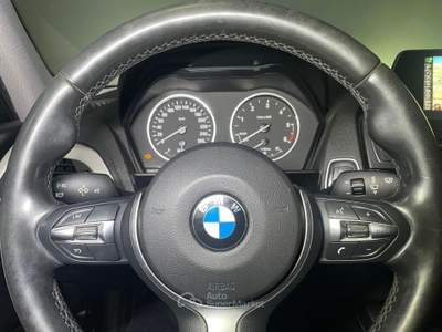 BMW Serie 1 116d d Advantage + Navi + LED + Volante e Cambio MSport Nero usata Torino