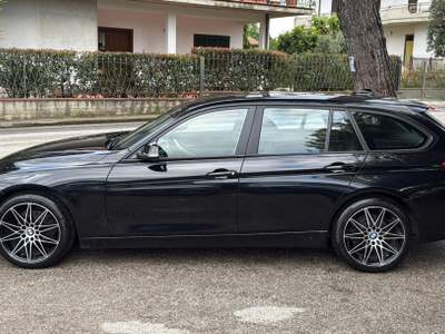 BMW Serie 3 318d Vettura famigliare ma anche sportiva Nero usata Sant'Omero