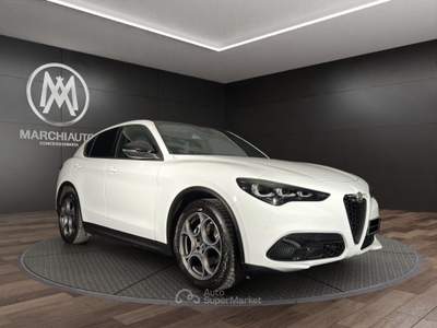 Alfa Romeo Stelvio 2.2 Turbodiesel 160 CV AT8 RWD Sprint Bianco usata Bastia Umbra