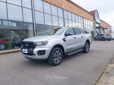 Ford Ranger 2.0 ECOBLUE aut. 213 CV DC Wildtrak 5 posti Argento usata Castelfranco di Sotto