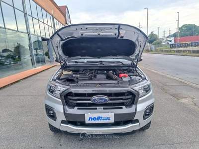 Ford Ranger 2.0 ECOBLUE aut. 213 CV DC Wildtrak 5 posti Argento usata Castelfranco di Sotto