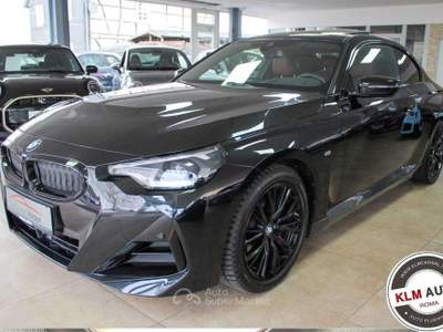 BMW Serie 2 220i 220 i Coupé M sport aut Tetto apribile + altre Nero usata Roma