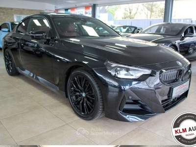 BMW Serie 2 220i 220 i Coupé M sport aut Tetto apribile + altre Nero usata Roma