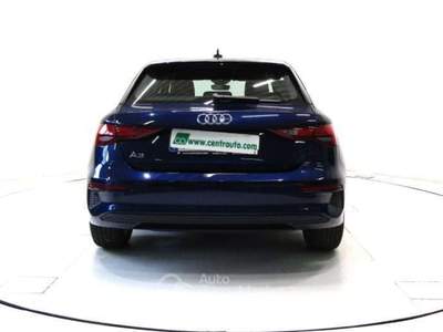 Audi A3 SPB 30 TDI 2.0 TDI S tronic Busine. Advanced 116CV Blu/Azzurro usata Andalo Valtellino