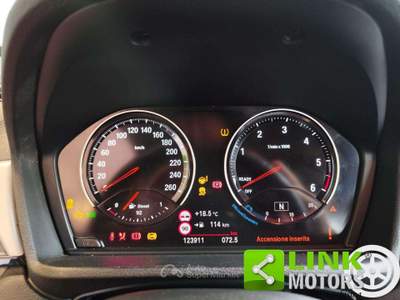 BMW X1 X1 sDrive18d Business GARANZIA INCLUSA Nero usata Molteno