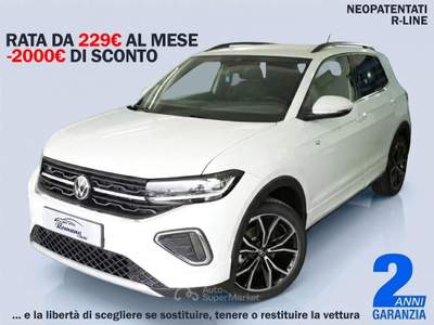 Volkswagen T-Cross  1.0 tsi R-Line Plus 115cv Bianco usata Sant'Anastasia