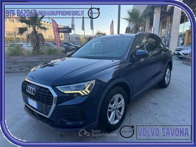 Audi Q3 4x4 2.0 tdi Business Quattro-Proprietario unico-DOPPIO TRENO DI GOMME Blu/Azzurro usata Savona