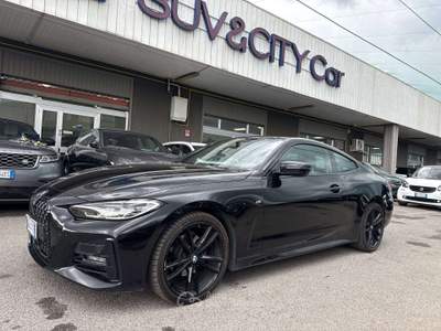 BMW Serie 4 420d 420 mhev 48V Msport auto Nero usata Lallio