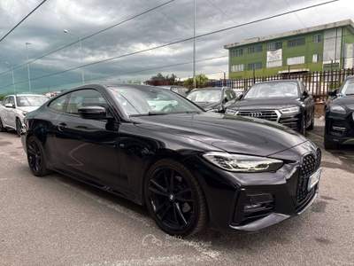 BMW Serie 4 420d 420 mhev 48V Msport auto Nero usata Lallio
