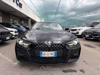 BMW Serie 4 420d 420 mhev 48V Msport auto Nero usata Lallio