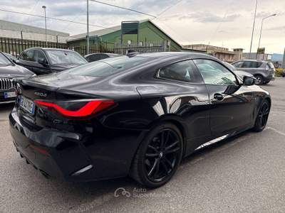BMW Serie 4 420d 420 mhev 48V Msport auto Nero usata Lallio