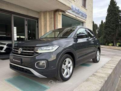 Volkswagen T-Cross 1.0 TSI 110 CV DSG Advanced VIRTUAL Grigio usata Carovigno