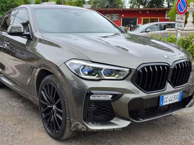 BMW X6 x6 m 50d strafull reale in sede Verde usata Roma