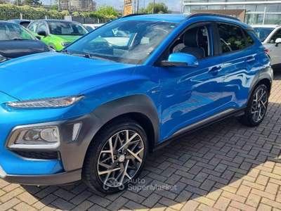 Hyundai Kona HEV 1.6 DCT XPrime Blu/Azzurro usata Savona