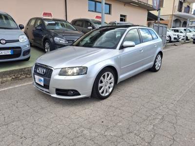 Audi A3 SportBack 1.9 TDI S-Line TETTO Argento usata CASTELLALTO