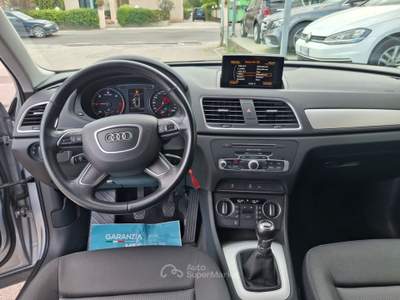 Audi Q3 2.0 TDI 120cv Km 106.000 - 2017 Argento usata CASTELLALTO