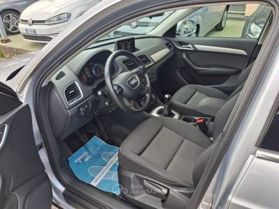 Audi Q3 2.0 TDI 120cv Km 106.000 - 2017 Argento usata CASTELLALTO