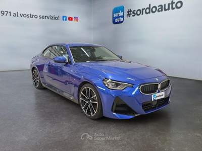 BMW Serie 2 220d d 48V Coupé Msport Blu/Azzurro usata Castagnaro