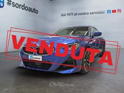 BMW Serie 2 220d d 48V Coupé Msport Blu/Azzurro usata Castagnaro