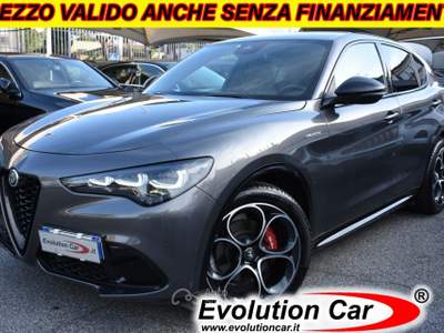 Alfa Romeo Stelvio 2.2 Turbodiesel 210 CV AT8 Q4 Veloce Grigio usata Roma