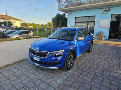 Skoda Kamiq 1.0 G-Tec ScoutLine Blu/Azzurro usata Civitanova Marche