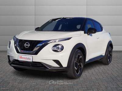 Nissan Juke 1.0 DIG-T 114 CV N-Connecta Bianco usata Sassari