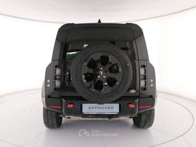 Land Rover Defender 110 2.0 si4 phev X awd 404cv auto Nero usata Roma