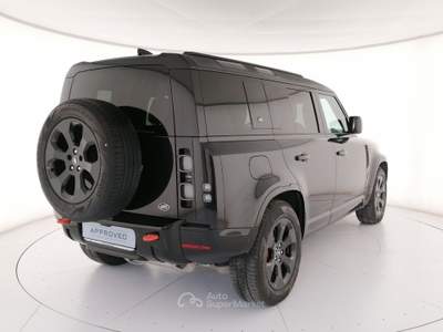 Land Rover Defender 110 2.0 si4 phev X awd 404cv auto Nero usata Roma