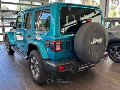Jeep Wrangler Unlimited My20 Sahara 2.0 Bz 272 cv At8 Blu/Azzurro usata Sesto San Giovanni