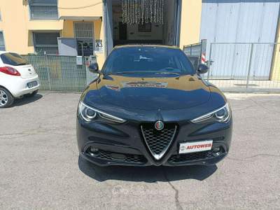 Alfa Romeo Stelvio 2.2 t Sprint Q4 190cv auto Nero usata Cassina de' Pecchi