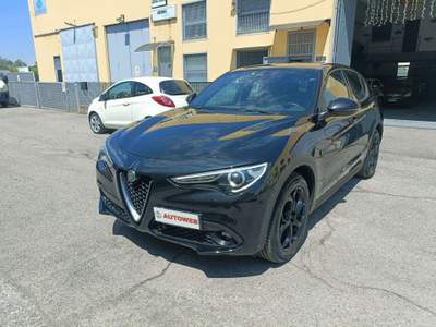 Alfa Romeo Stelvio 2.2 t Sprint Q4 190cv auto Nero usata Cassina de' Pecchi