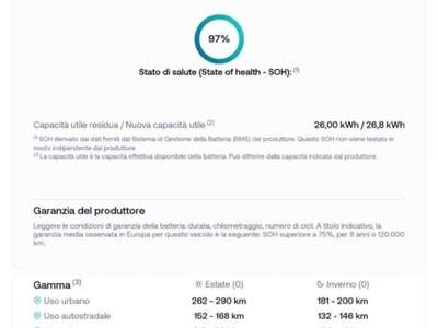 Dacia Spring Comfort Plus Certificato della Batteria (97%) in allegato Diverse unità disponibili Bianco usata Roma