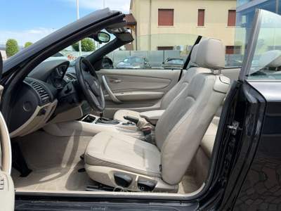 BMW Serie 1 120d d Cabrio Futura Nero usata Castiglione delle Stiviere