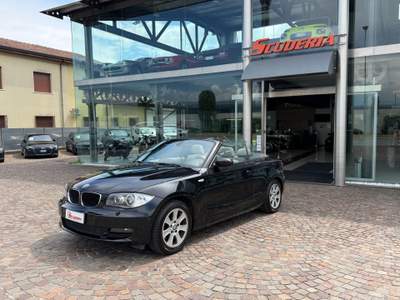 BMW Serie 1 120d d Cabrio Futura Nero usata Castiglione delle Stiviere