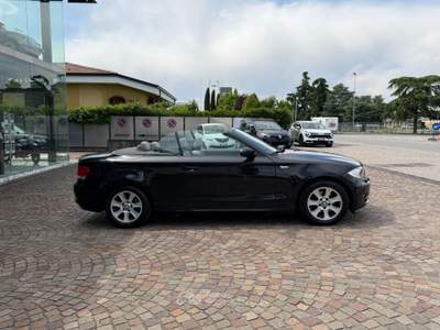 BMW Serie 1 120d d Cabrio Futura Nero usata Castiglione delle Stiviere