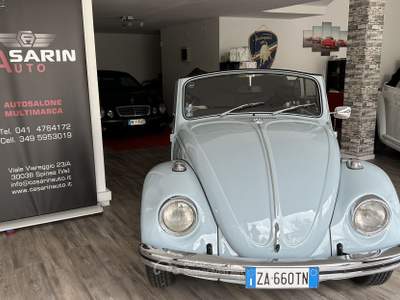 Volkswagen Maggiolino Cabrio Vetro Piatto Blu/Azzurro usata Spinea