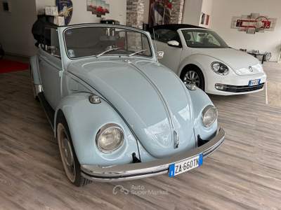 Volkswagen Maggiolino Cabrio Vetro Piatto Blu/Azzurro usata Spinea