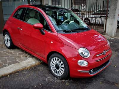 Fiat 500 1.2 Lounge Neopatentati Rosso usata Lavis