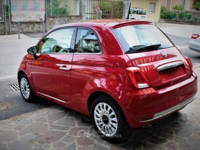 Fiat 500 1.2 Lounge Neopatentati Rosso usata Lavis