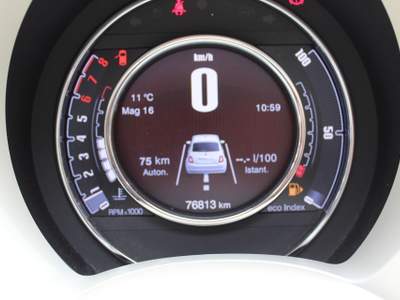 Fiat 500 1.2 Lounge Neopatentati Rosso usata Lavis