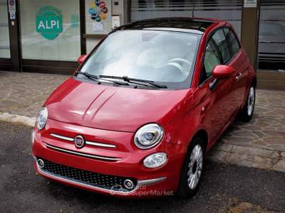 Fiat 500 1.2 Lounge Neopatentati Rosso usata Lavis