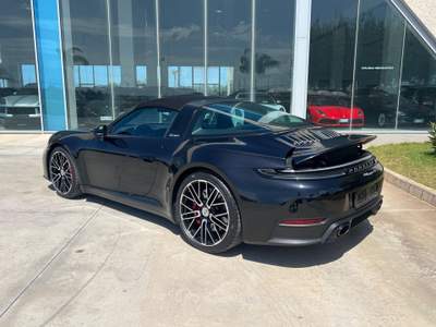Porsche 911 992 911 Targa 4S - possibilità noleggio no scoring Nero usata Gela