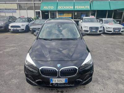BMW Serie 2 Gran Tourer 218d 7 POSTI - AUTOMATICA - NON FUMATORE Nero usata Brescia