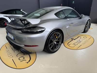Porsche 718 718 Cayman 4.0 GT4 / CARBO / PORSCHE APPROVED Argento usata Medesano