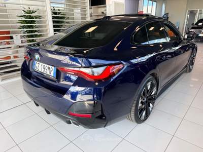 BMW Serie 4 Gran Coupé 420d d xDrive 48V Gran Coupè Msport auto Blu/Azzurro usata Ferrara