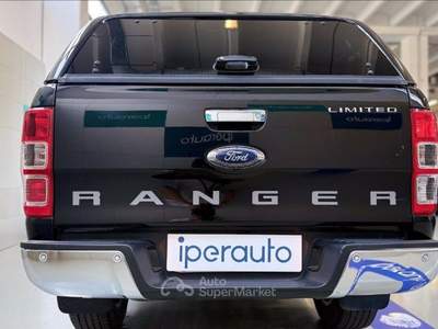 Ford Ranger 2.2 tdci double cab Limited 160cv auto IVA ESCLUSA Nero usata Bergamo