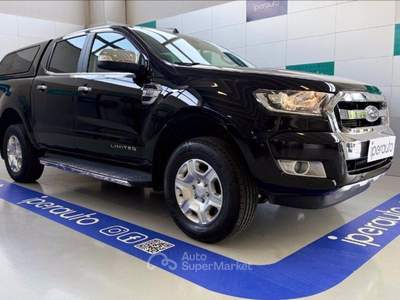 Ford Ranger 2.2 tdci double cab Limited 160cv auto IVA ESCLUSA Nero usata Bergamo